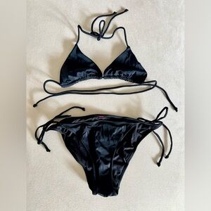 Black Triangle Bikini Set
